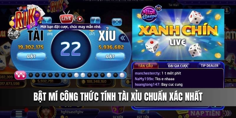 Bật mí công thức tính tài xỉu chuẩn xác nhất