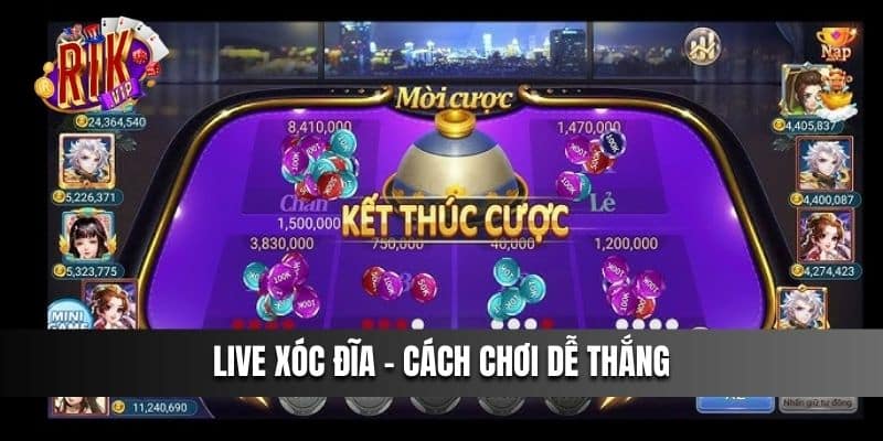 Live Xóc Đĩa - Cách chơi dễ thắng