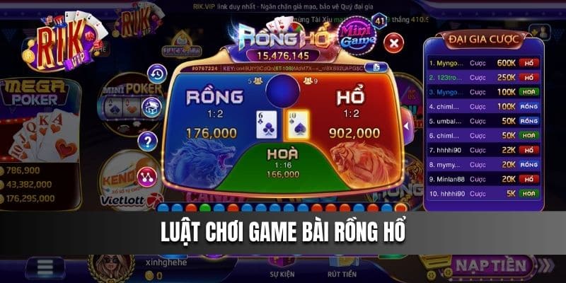 Luật chơi game Bài Rồng Hổ